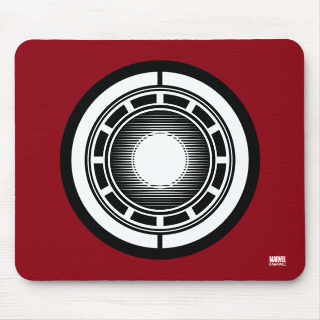 Iron Man Arc Icon Mouse Pad (Front)