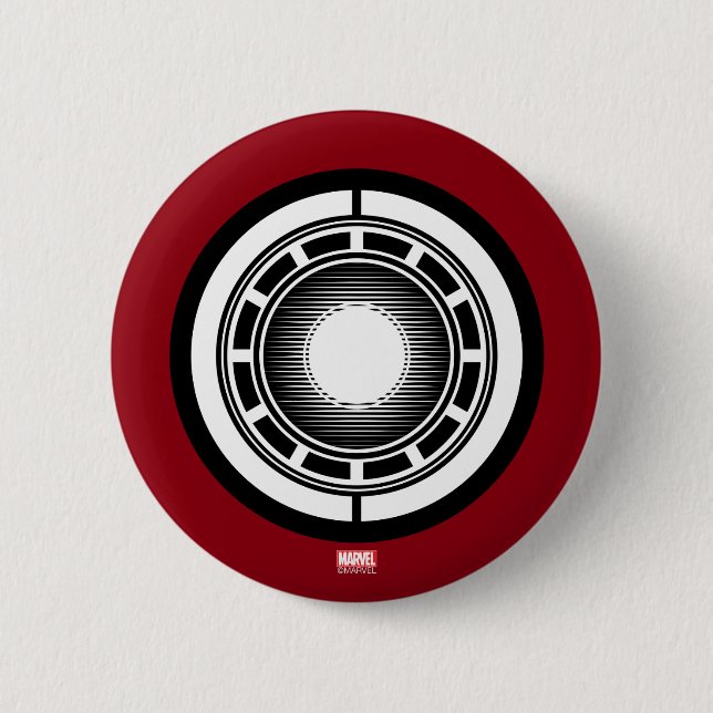 Iron Man Arc Icon Pinback Button (Front)
