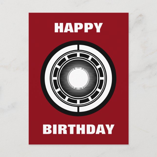 Iron Man Arc Icon Postcard (Front)
