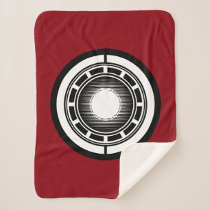 Iron Man Arc Icon Sherpa Blanket
