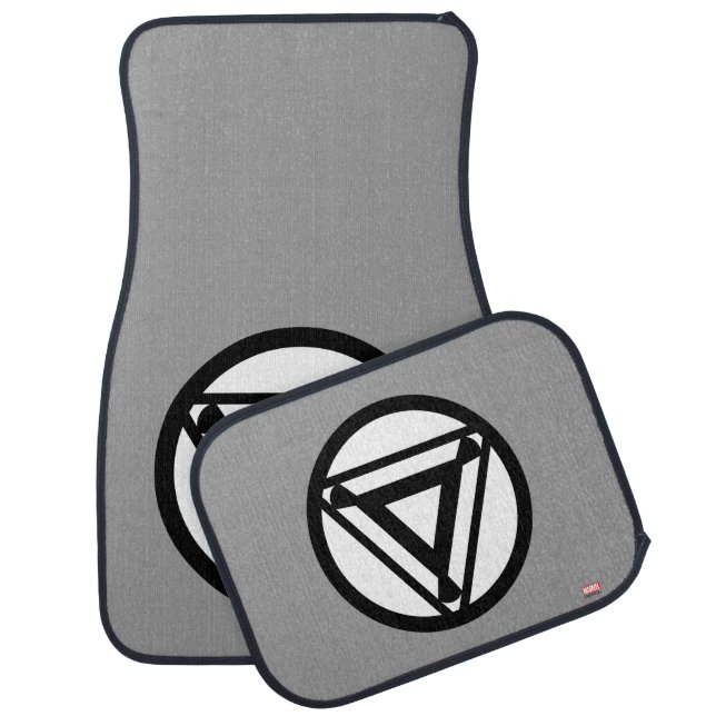 Iron Man Arc Reactor Icon Car Mat (Set)