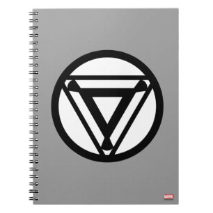 Iron Man Arc Reactor Icon Notebook