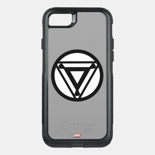 Iron Man Arc Reactor Icon Otterbox iPhone Case (Back)