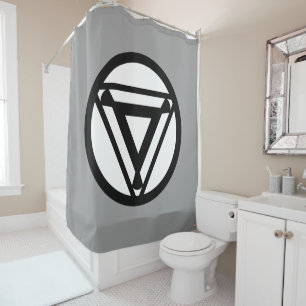 Iron Man Arc Reactor Icon Shower Curtain