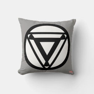 Iron Man Arc Reactor Icon Throw Pillow