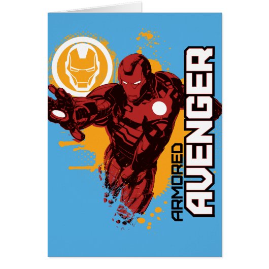 Iron Man Armored Avenger Graphic Cards (Front)