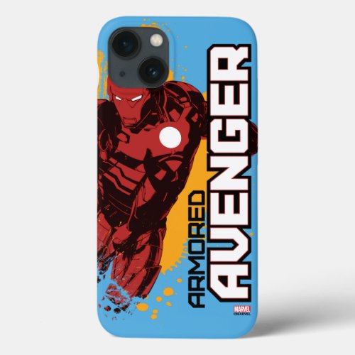 Iron Man Armored Avenger Graphic iPhone 13 Case