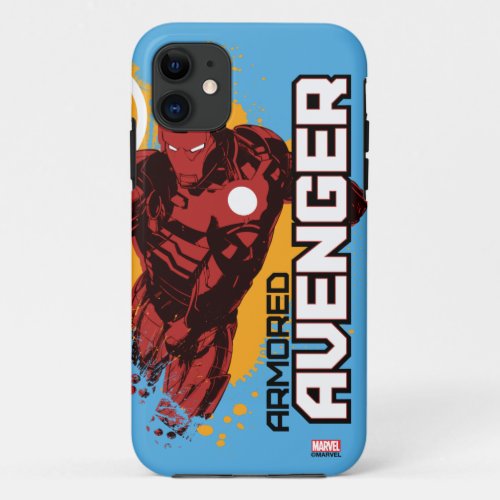 Iron Man Armored Avenger Graphic iPhone 11 Case