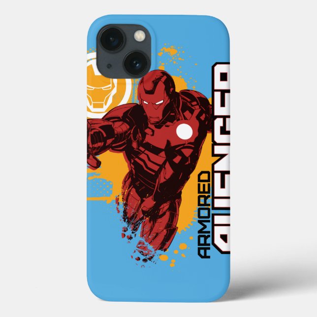 Iron Man Armored Avenger Graphic Case-Mate iPhone Case (Back)
