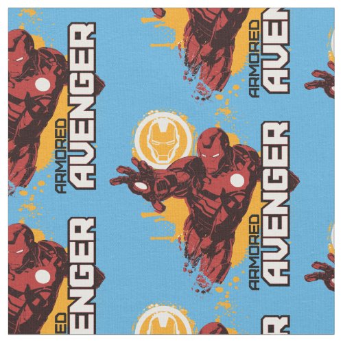 Iron Man Armored Avenger Graphic Fabric