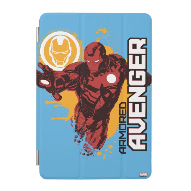 Iron Man Armored Avenger Graphic iPad Mini Cover (Front)
