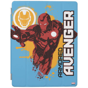 Iron Man Armored Avenger Graphic iPad Smart Cover