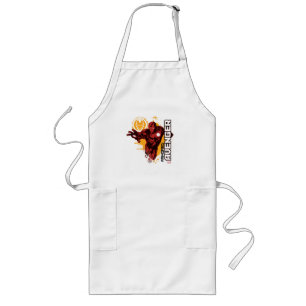 Iron Man Armored Avenger Graphic Long Apron
