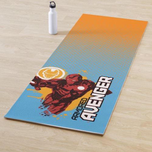 Iron Man Armored Avenger Graphic Yoga Mat