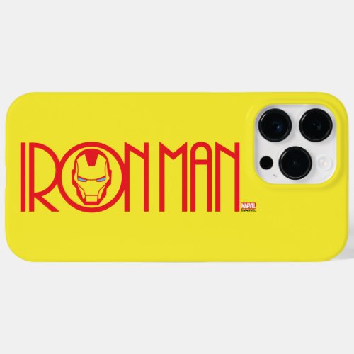 Iron Man Art Deco Name Case_Mate iPhone 14 Pro Max Case
