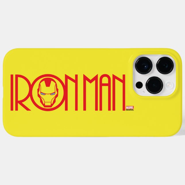 Iron Man Art Deco Name Case-Mate iPhone Case (Back (Horizontal))