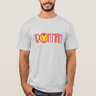 Iron Man Art Deco Name T-Shirt