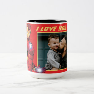 Iron Man Assemble Custom Photo Two-Tone Coffee Mug