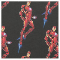 Iron Man Assemble Fabric