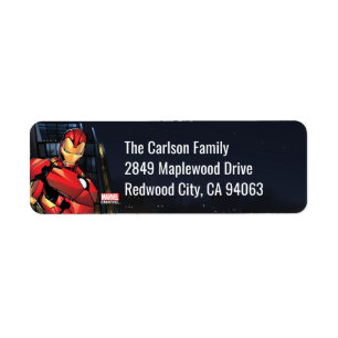 Iron Man Assemble Label