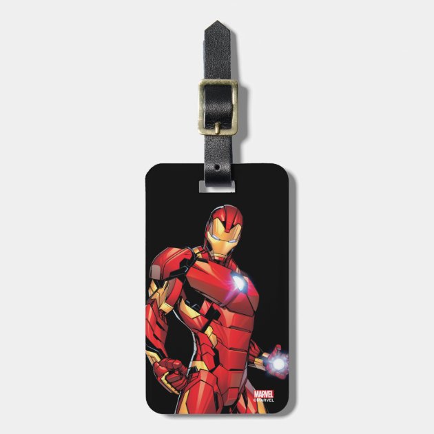 iron man luggage tag