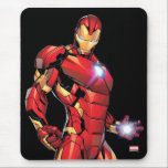 Iron Man Assemble Mouse Pad<br><div class="desc">Avengers Assemble | Iron Man | Check out this cartoon art of Iron Man as he flies and reaches out his hand.</div>