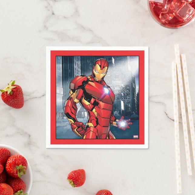 Iron Man Assemble Napkins (Insitu)