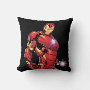 Iron Man Assemble Throw Pillow