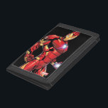 Iron Man Assemble Tri-fold Wallet<br><div class="desc">Avengers Assemble | Iron Man | Check out this cartoon art of Iron Man as he flies and reaches out his hand.</div>