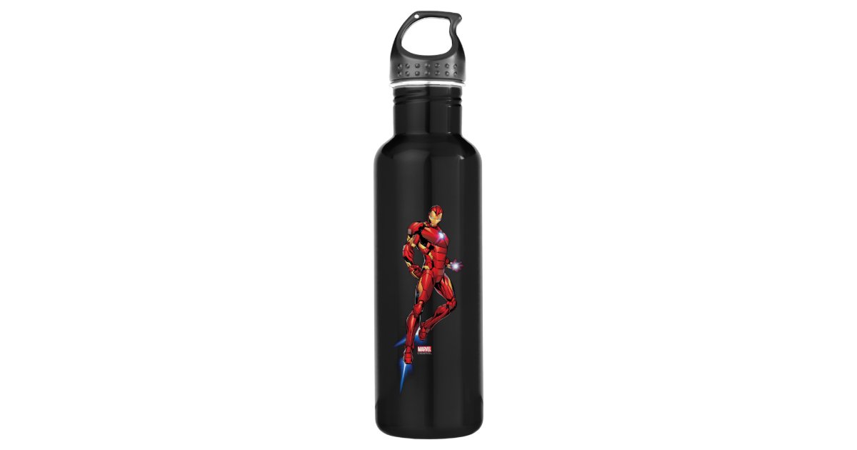 Avengers Assemble Iron Man Graphic Water Bottle, Zazzle