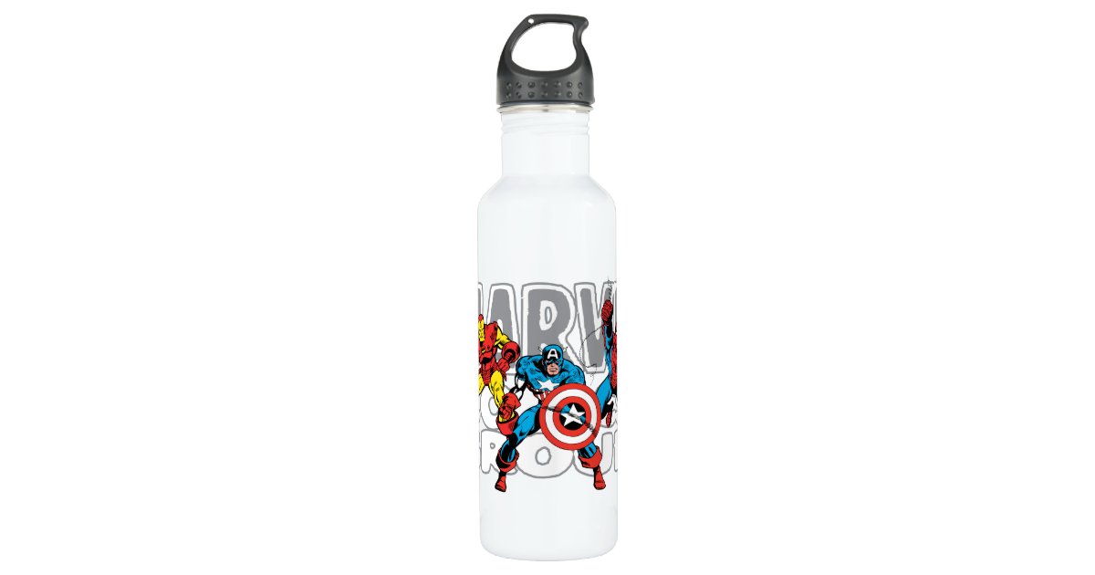 Iron Man, Captain America, Spider-Man Comics Group Stainless Steel