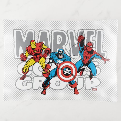 Iron Man Captain America Spider_Man Comics Group Trinket Tray