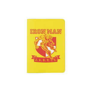 Iron Man Collegiate JARVIS Badge Passport Holder