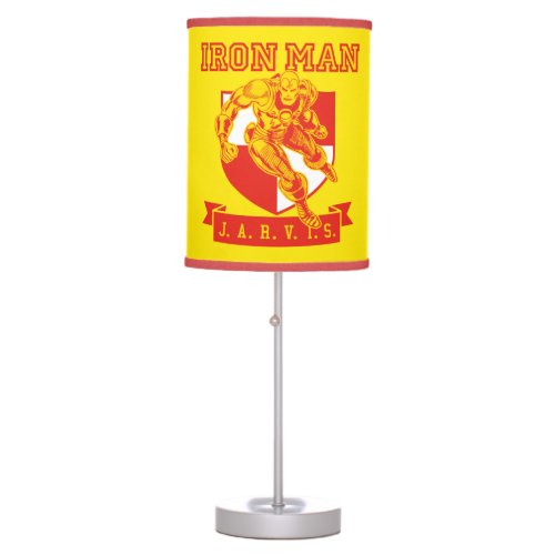 Iron Man Collegiate JARVIS Badge Table Lamp