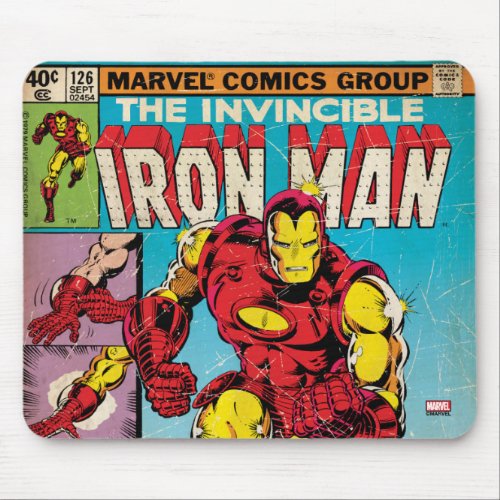 Iron Man Comic 126 Mouse Pad