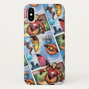 Iron Man Comic Panels iPhone X Case