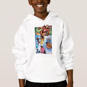 Iron Man Comic Panels Hoodie