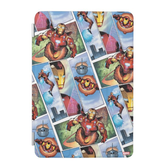 Iron Man Comic Panels iPad Mini Cover (Front)