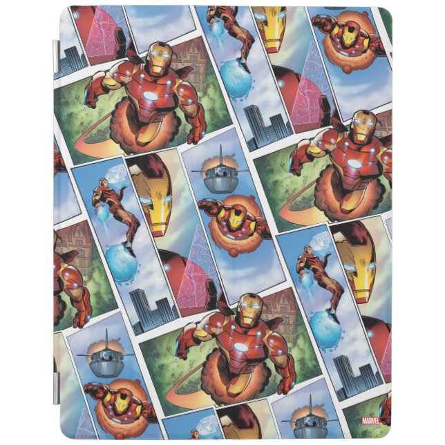 Iron Man Comic Panels iPad Smart Cover (Front)