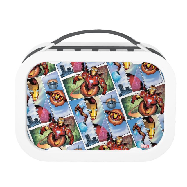 Iron Man Comic Panels Lunch Box (Front)