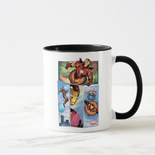 Iron Man Comic Panels Mug
