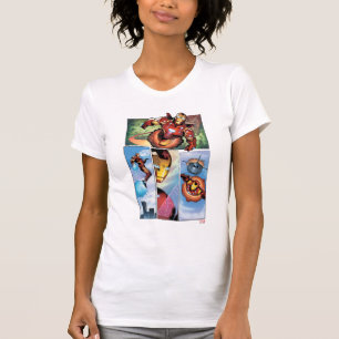Iron Man Comic Panels T-Shirt