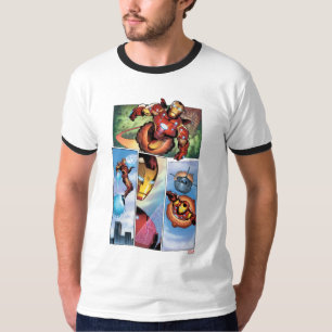 Iron Man Comic Panels T-Shirt