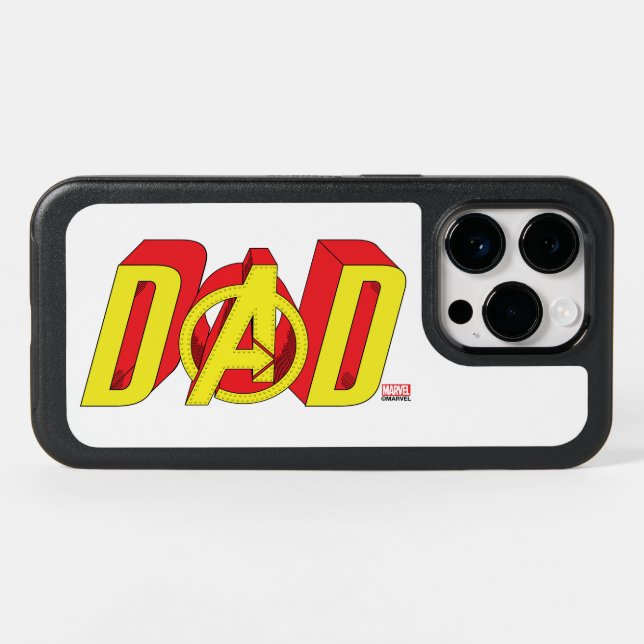 Iron Man Dad Otterbox iPhone Case (Back Horizontal)
