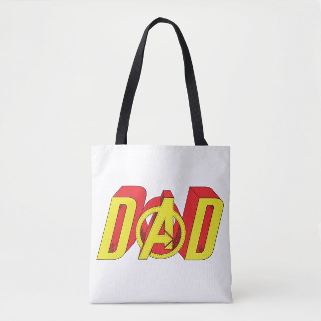Iron Man Dad Tote Bag (Front)