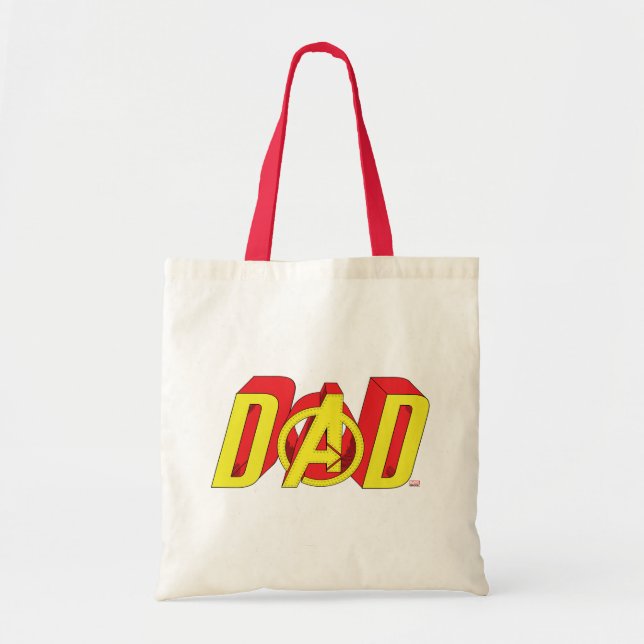 Iron Man Dad Tote Bag (Front)