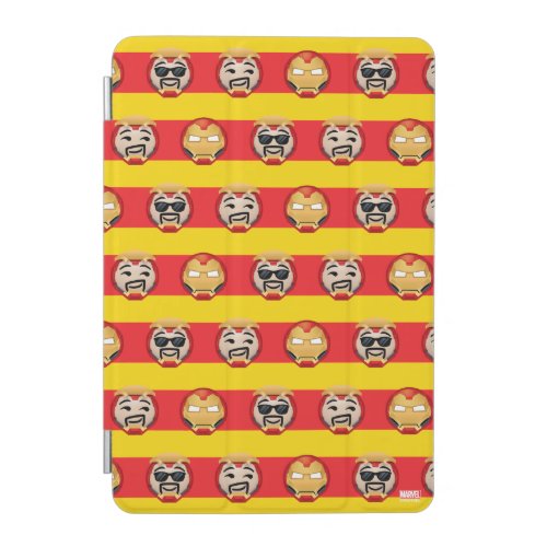 Iron Man Emoji Stripe Pattern iPad Mini Cover