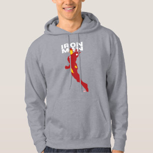Iron Man Flat Color Character Art Hoodie