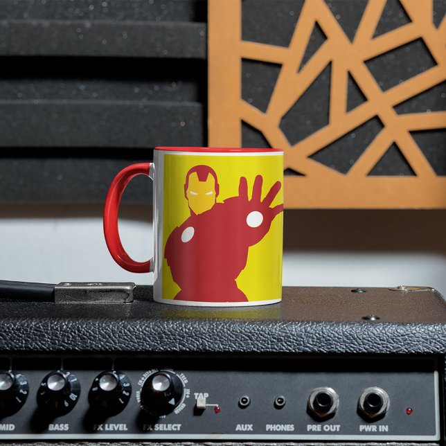 Iron Man Flat Color Character Art Mug (Creator Uploaded)