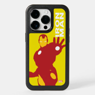 Iron Man Flat Color Character Art OtterBox iPhone 14 Pro Case